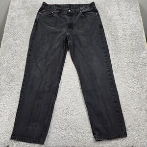 Levi's 550 Men's Jeans Black‎ 40x34 (Fits 38x32) Black Cotton Relaxed Fit Denim